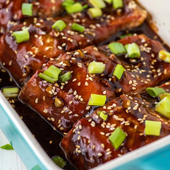 Baked Teriyaki Salmon