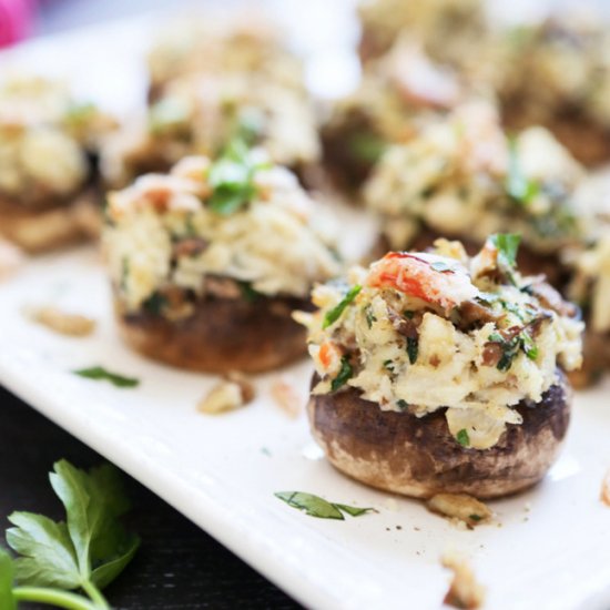 Crab Stuffed Mushrooms Recipe