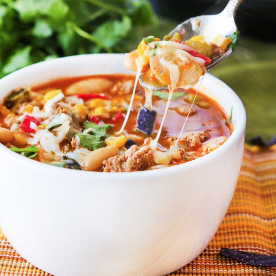 Instant Pot Turkey Chili with Beans