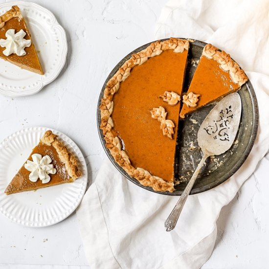 Bourbon Pumpkin Pie