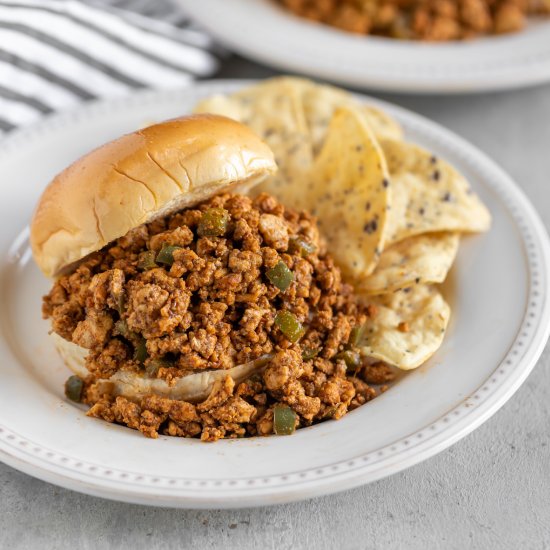 Chipotle Chicken Sloppy Joes