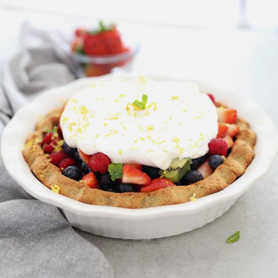 Fresh Fruit Paleo Pie