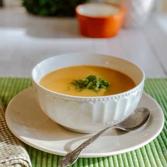 CREAMY CARROT SOUP FOR IMMUNITY