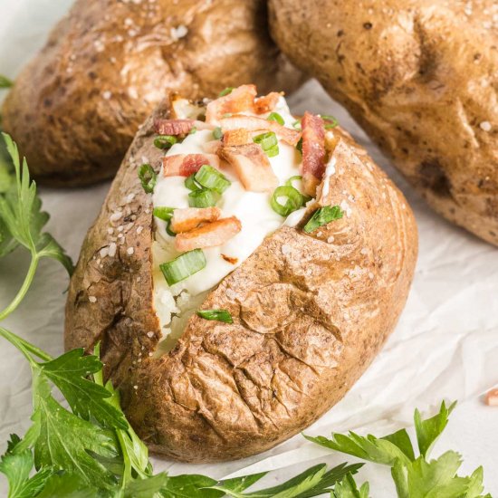 Air Fryer Baked Potatoes