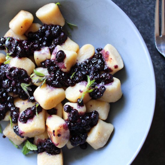 Tofu gnocchi