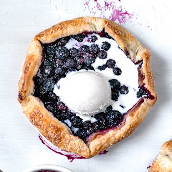 Mini Blueberry Galettes