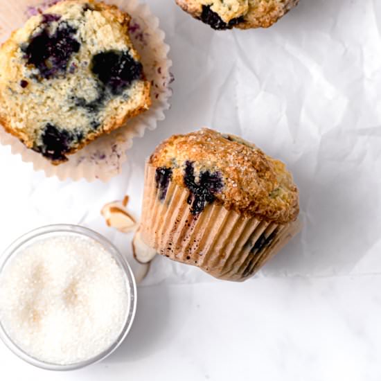 Small Batch Blueberry Muffins