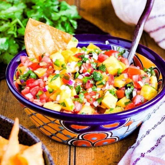 Pineapple Pico De Gallo