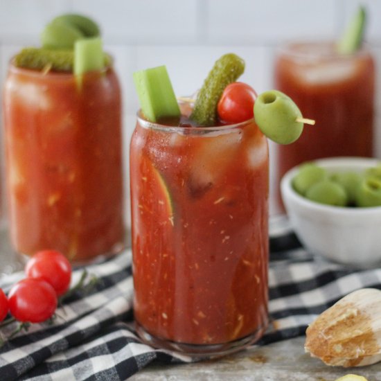 Homemade Bloody Mary Mix