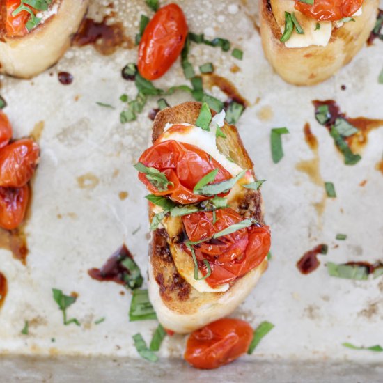 Ricotta Roasted Tomato Bruschetta