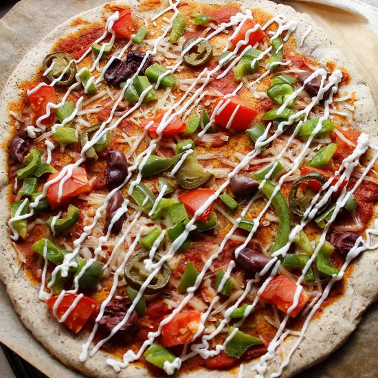 Grain-Free Sourdough Pizza Crust