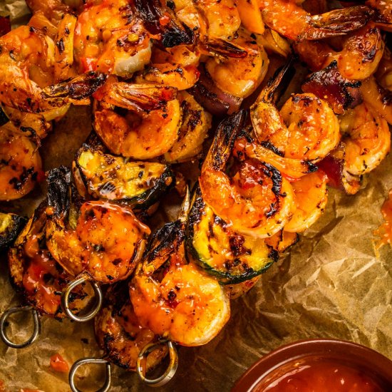 Shrimp Kabobs on the Grill