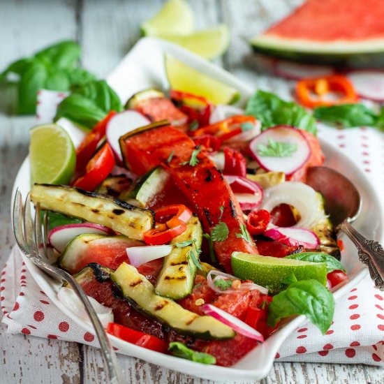 Thai Grilled Watermelon Salad