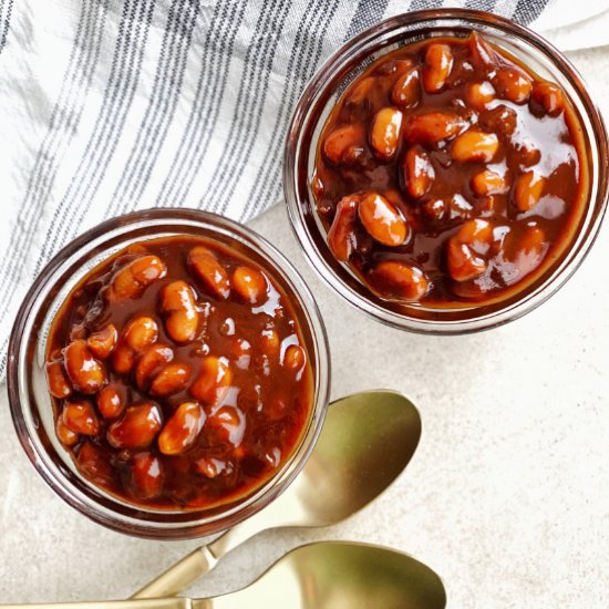 Quick Instant Pot Vegan Baked Beans