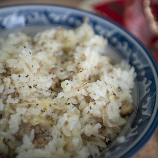 Taiwanese cabbage rice