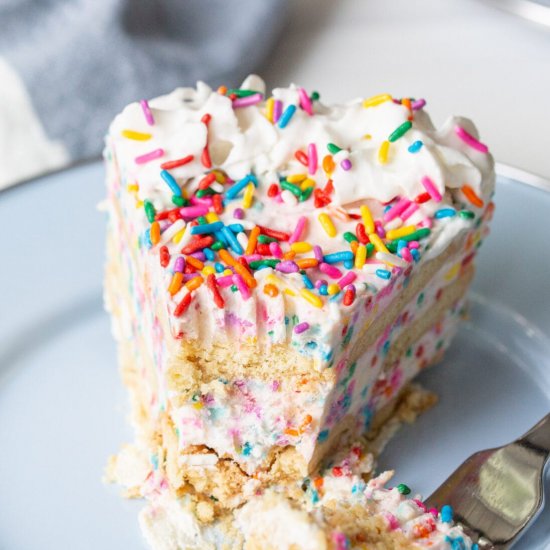 Funfetti Icebox Cake