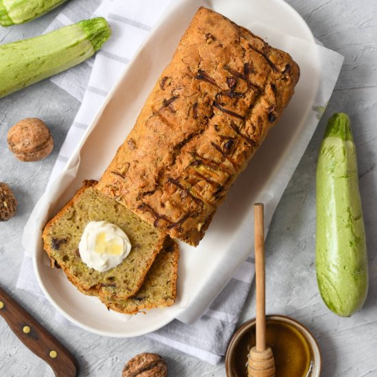 Best Ever Zucchini Walnut Bread