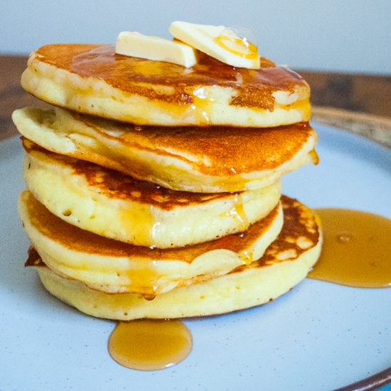 Orange Ricotta Pancakes