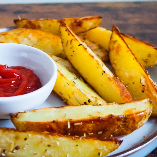 Oven Baked Potato Wedges