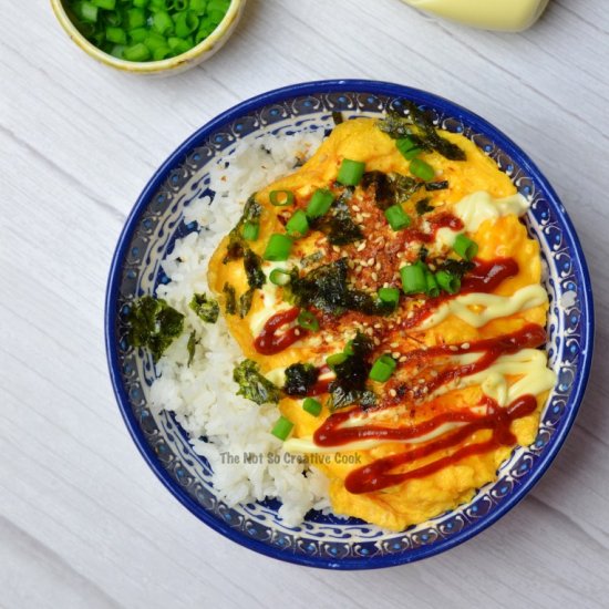 EGG & RICE BOWL WITH FURIKAKE