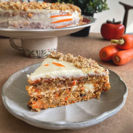 CARROT WALNUT CAKE