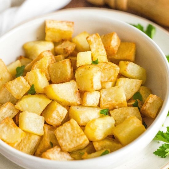 Crispy Air Fryer Diced Potatoes