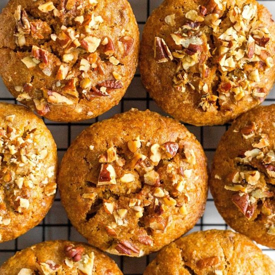 Carrot Cake Muffins (Gluten-Free)