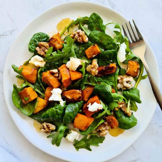 Roast pumpkin salad