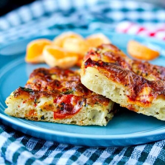 Easy Crust Tomato Pizza