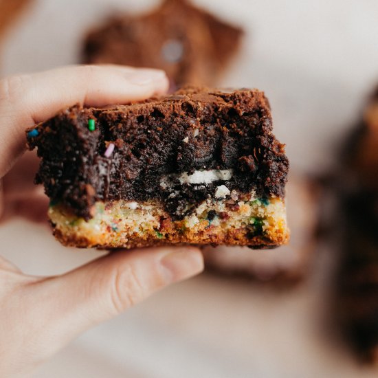 Birthday Cake Brownies