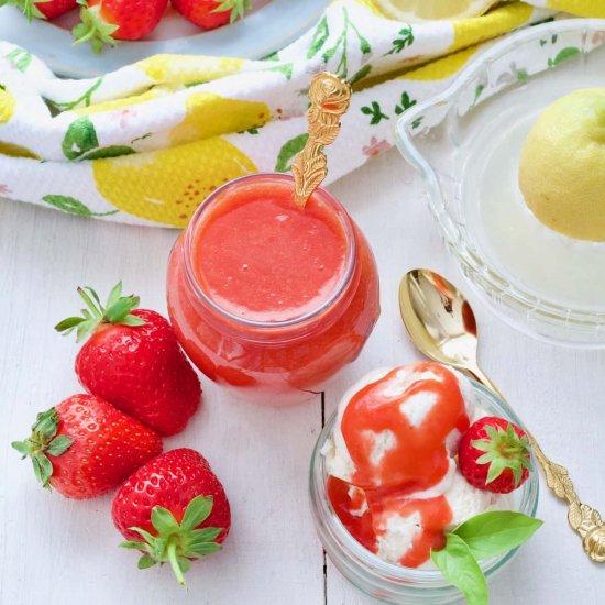 Easy Strawberry Coulis