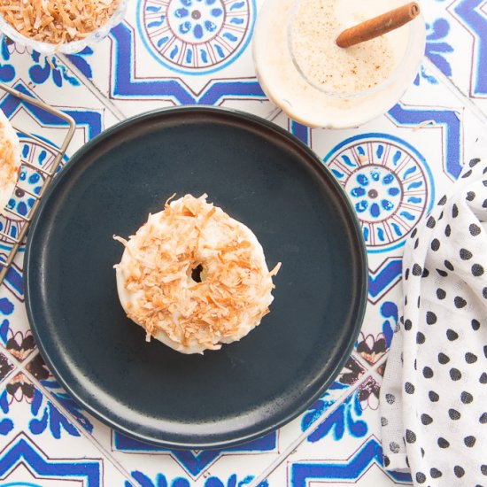 Coquito Cake Donuts