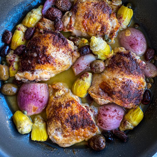 Mediterranean Chicken Thighs