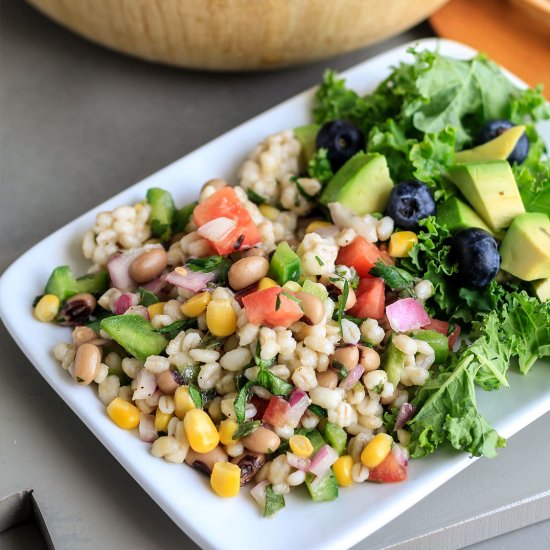 Vegetable Confetti Barley Salad