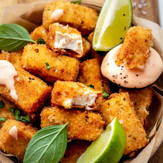 Crispy Fried Silken Tofu