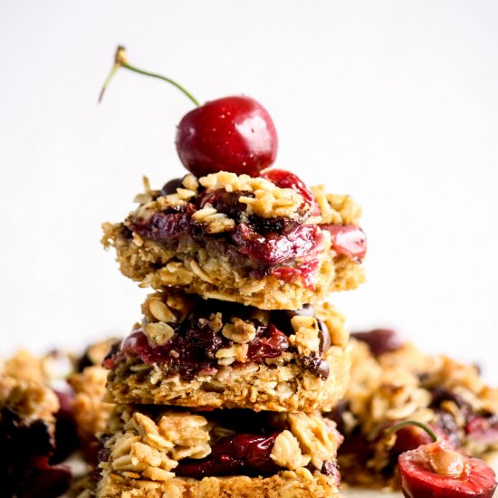 Cherry Chocolate Oat Bars