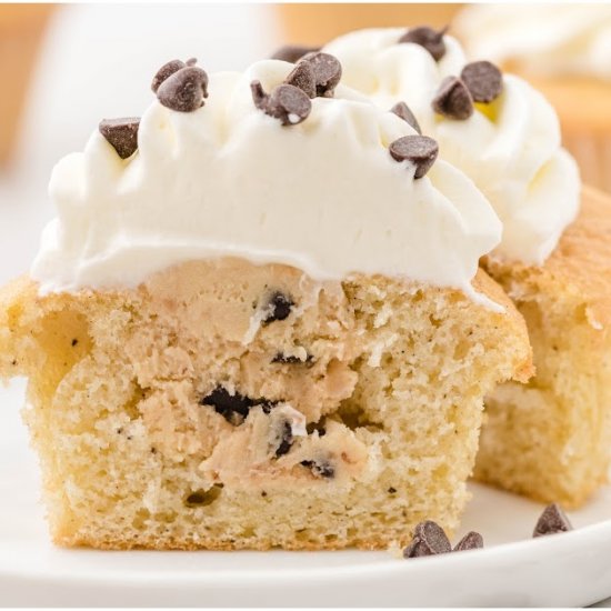 Cookie Dough Cupcakes