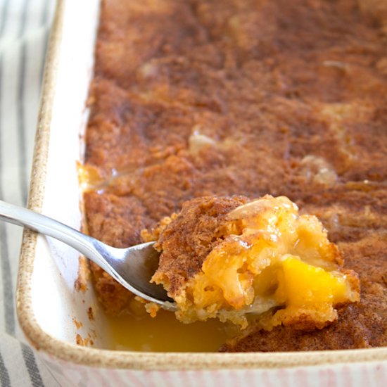 Peach Dump Cake