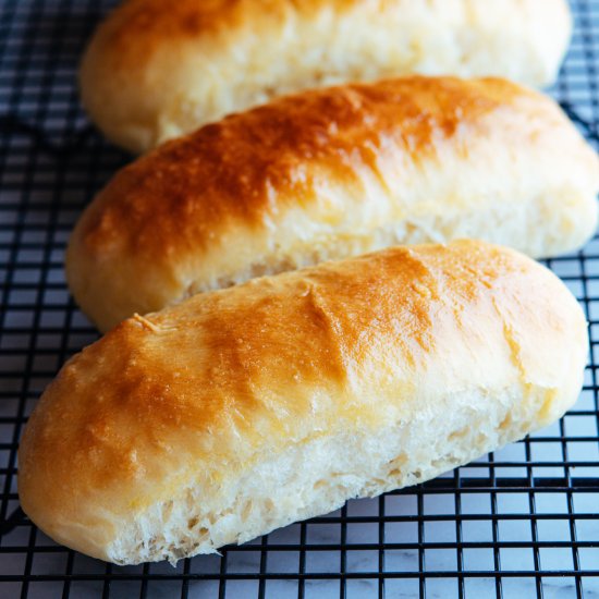 Brioche Hot Dog Buns