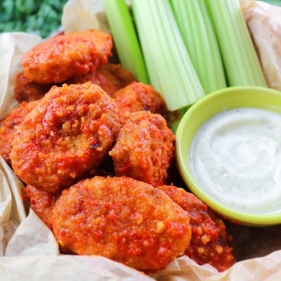 Vegan Buffalo Hot Wings