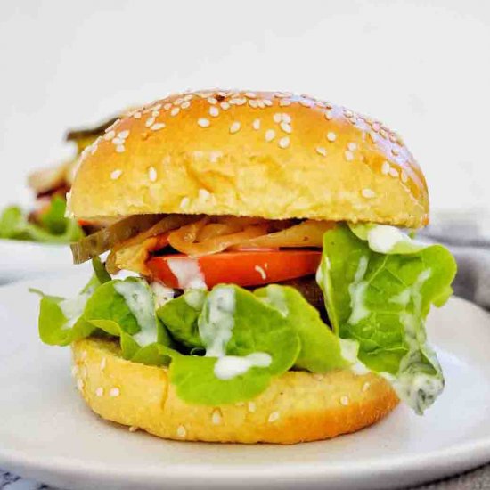 Air Fryer Hamburgers