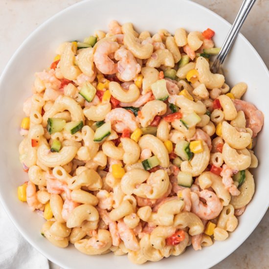 Creamy Shrimp Pasta Salad