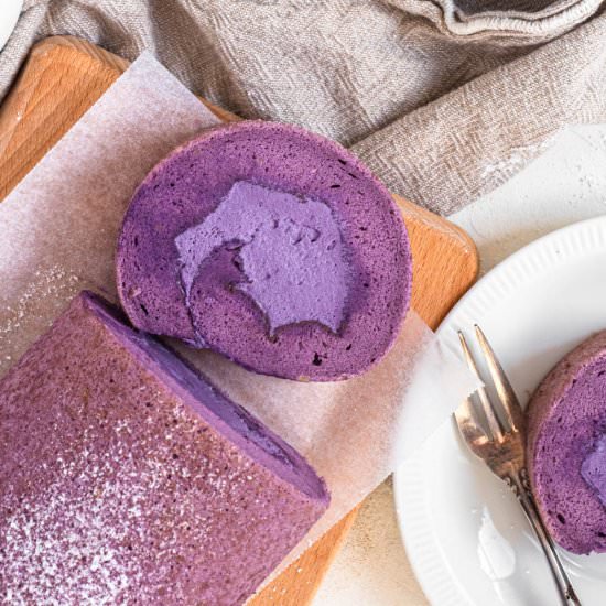 Ube Roll Cake