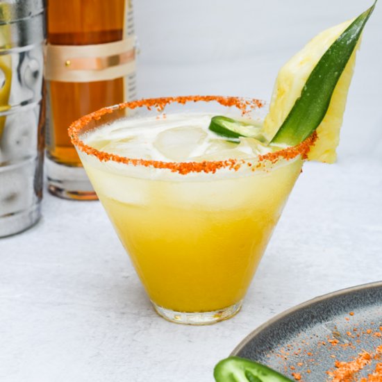 Pineapple Jalapeño Whiskey Sour