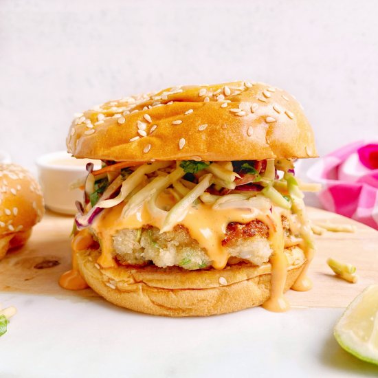 Bang Bang Shrimp Burgers