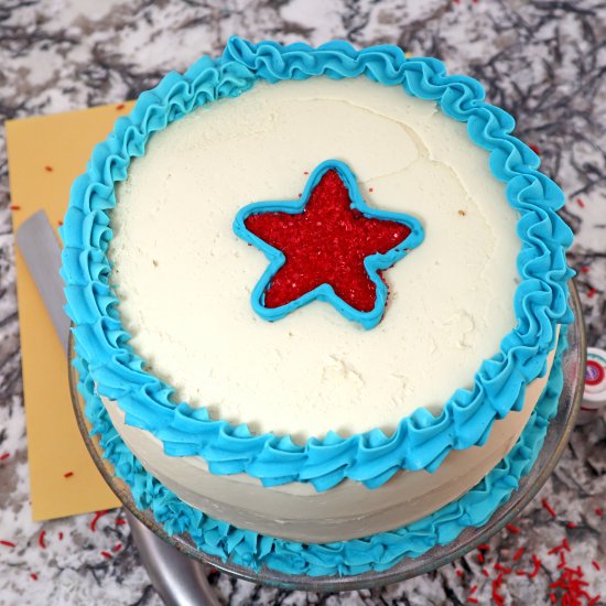 USA Flag CakeShare your love for Go