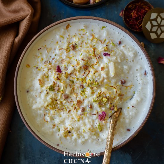 Instant Pot Kheer (Rice Pudding)