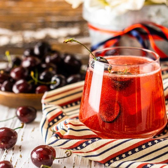 Cherry Firecracker Cocktail