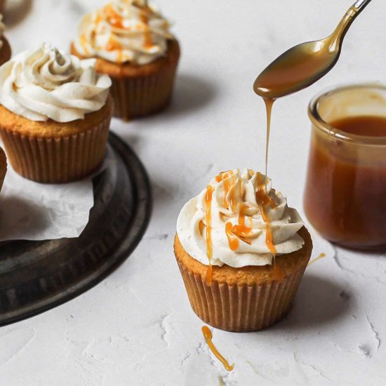 Brown Butter Caramel Cupcakes