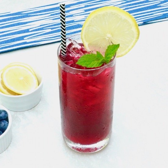 Blueberry Sparkling  Lemonade